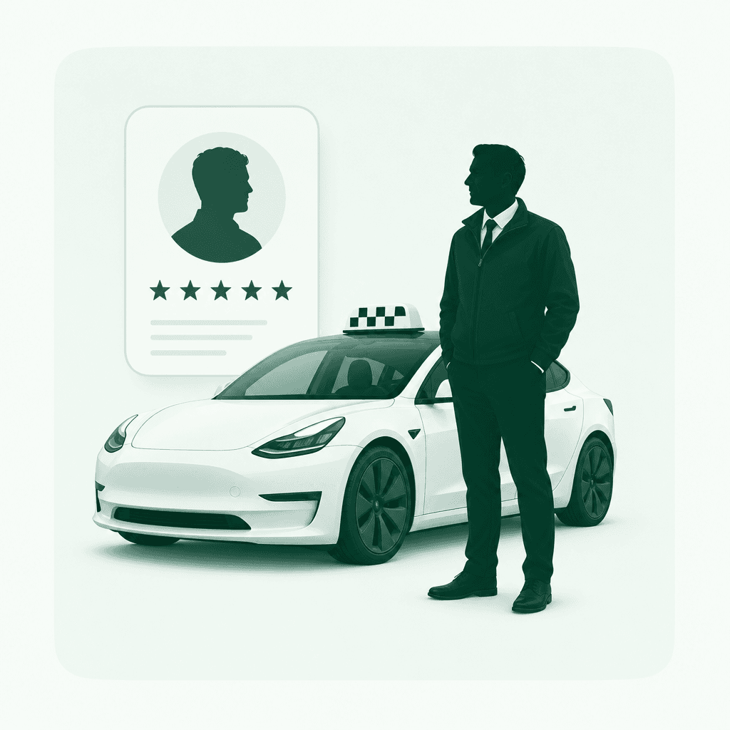 Ken je chauffeur — foto, voertuig, kenteken en beoordeling